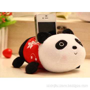 Panda plush toy doll creative mobile phone holder mobile phone holder doll lovers Valentine's Day Gift